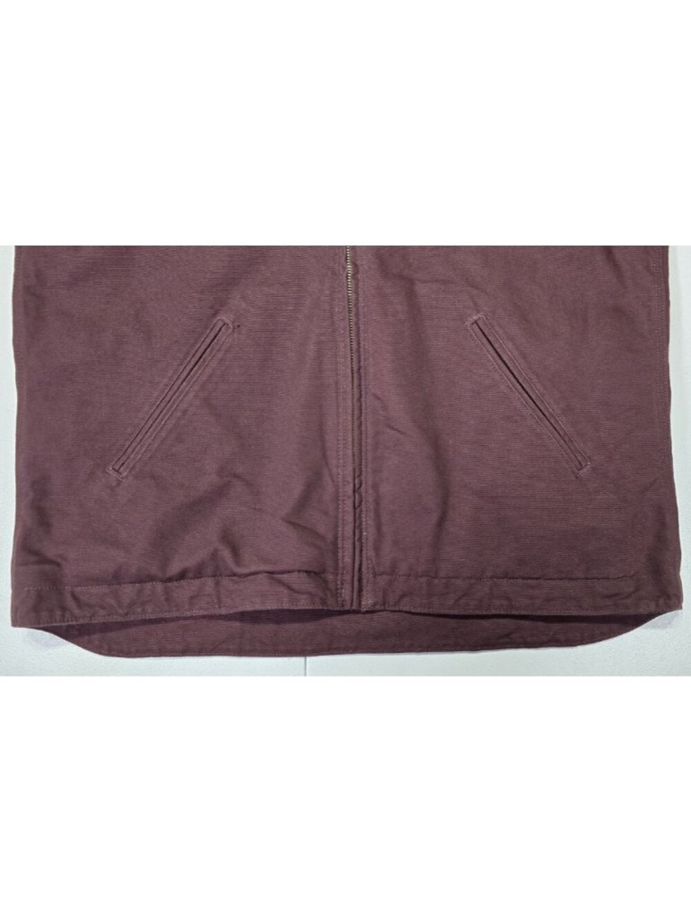 Carhartt Full Zip Duck Canvas Hooded Sherpa Lined Work Coat Jacket Women's L New - Picture 13 of 16